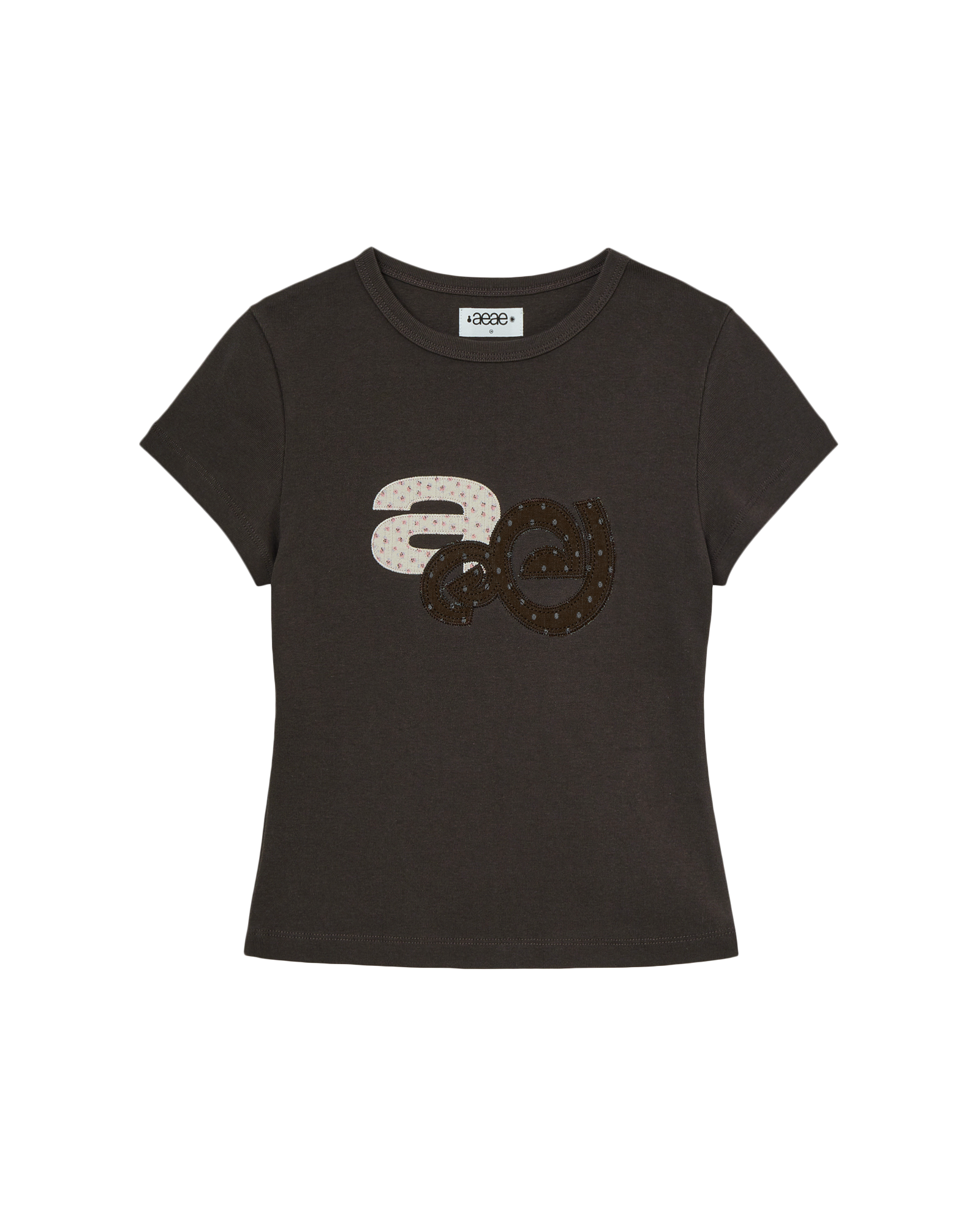 AEAE Applique Flower Logo Tee