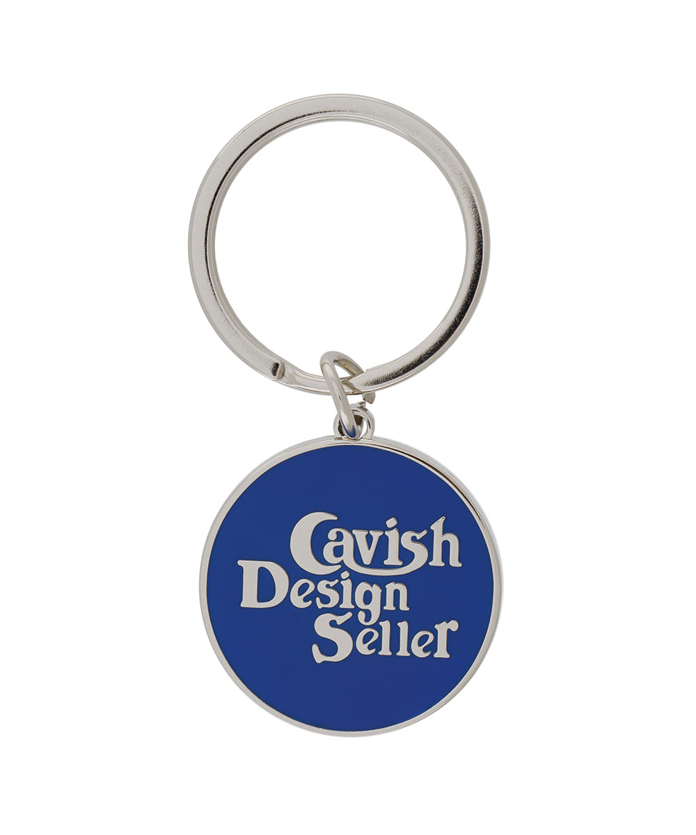 Cavish Cavish Logo Metal Keyring [Blue]