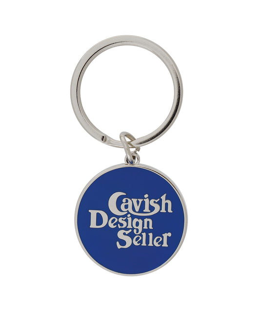 Cavish Cavish Logo Metal Keyring [Blue]