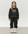 Marithé François Girbaud Kids Doodle Classic Logo Sweat Pants (Brushed) Dark Green