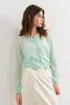 General Idea WOMAN Packable Sheer Long Sleeve Cardigan
