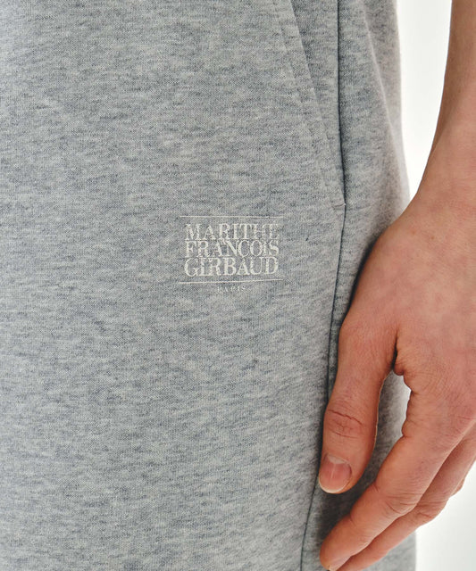 Marithé François Girbaud W VINTAGE CLASSIC LOGO SWEAT SHORTS heather gray