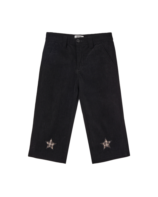 AEAE Star Patch Capri Corduroy Pants