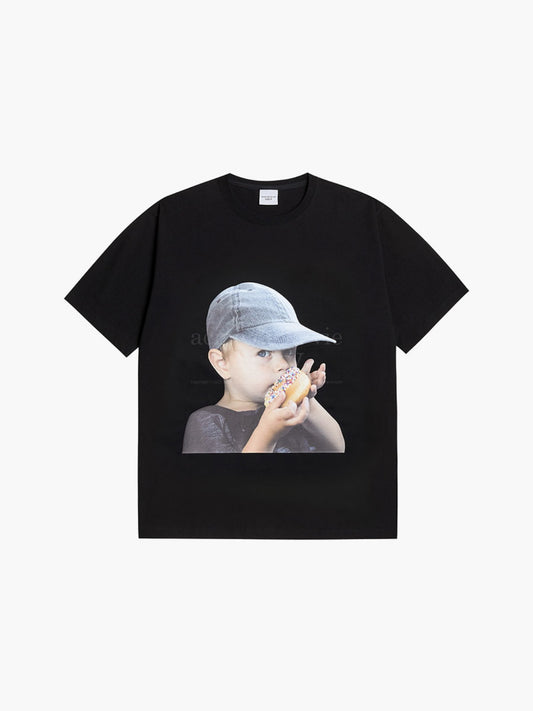 ADLV ADLV Baby Face Short Sleeve T-Shirt Cap Boy
