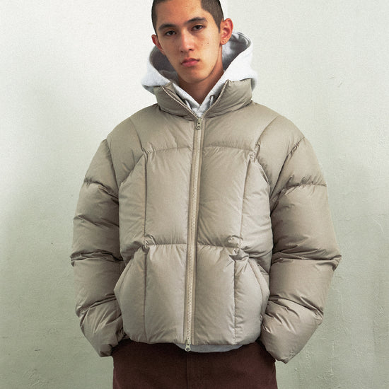 Mahagrid Curved Duckdown Parka [Khaki]
