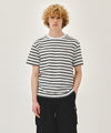 Marithé François Girbaud SMALL REGULAR LOGO TEE stripe