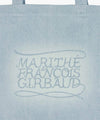 Marithé François Girbaud DRAWING CLASSIC LOGO DENIM ECO BAG light blue