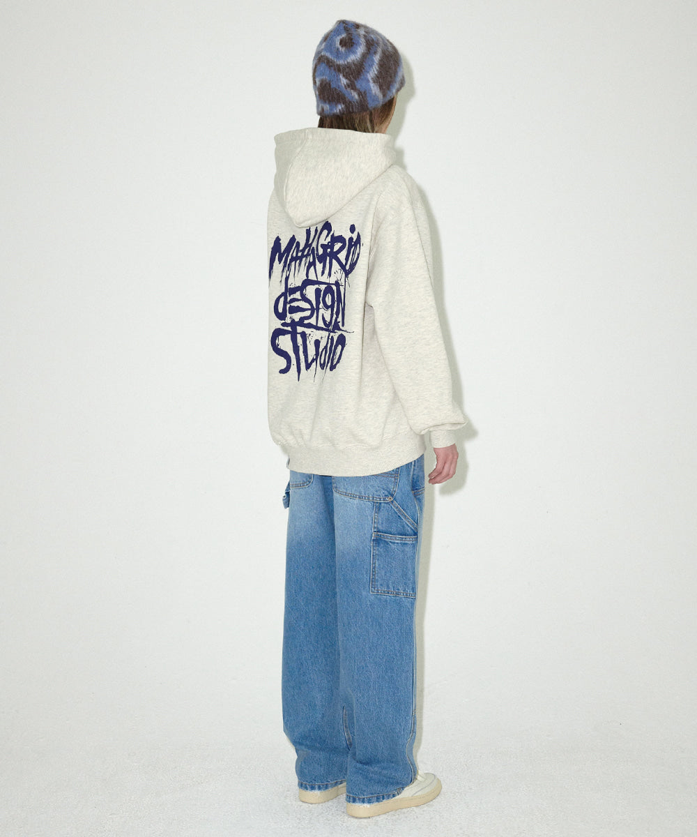 Mahagrid Double Knee Denim Pant [Blue]