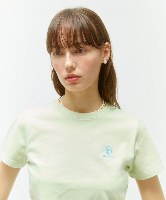 Marithé François Girbaud Women's Embroidery Logo Tee