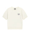 Marithé François Girbaud W SMALL CLASSIC LOGO HALF KNIT PULLOVER heather gray