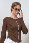 General Idea WOMAN Interlock Slim Fit T-Shirt