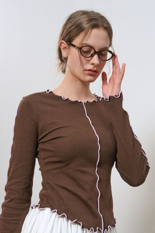 General Idea WOMAN Interlock Slim Fit T-Shirt