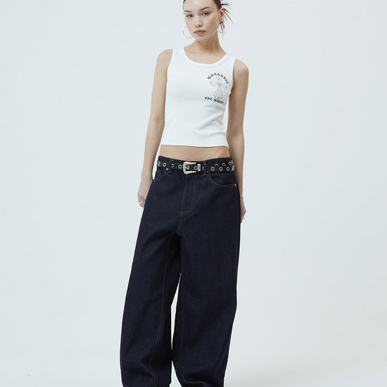 Mahagrid Cross Stud Tank Top