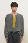 General Idea MAN Stitch Crew Neck Knit Cardigan
