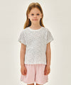 Marithé François Girbaud Kids All Over Flower T-Shirt White