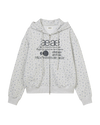 AEAE Web Logo Flower Hood Zip Up