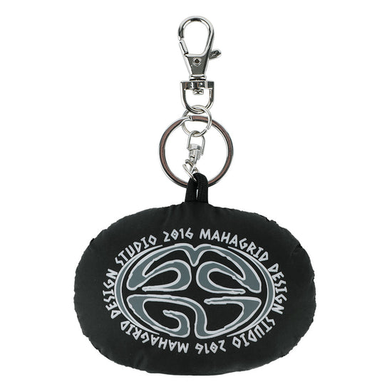 Mahagrid Doodle Eclipse Puffer Keyring [Black]
