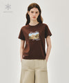 Marithé François Girbaud W AEROCOOL RESORT GRAPHIC TEE