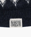 Marithé François Girbaud Fair Isle Beanie Navy