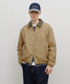 Marithé François Girbaud Graphic Embroidery Cotton Bomber Jacket Navy