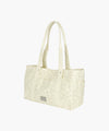 Marithé François Girbaud CLASSIC LOGO PATTERN CANVAS SHOULDER BAG black