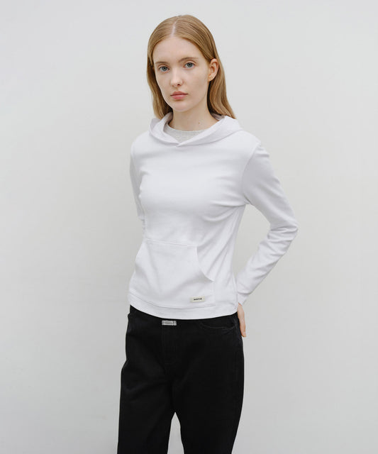 Marithé François Girbaud W Basic Hoodie Long Sleeve