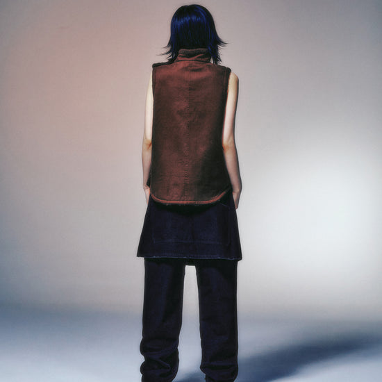 Nice Ghost Club Fleece Bulletproof Vest [Brown]