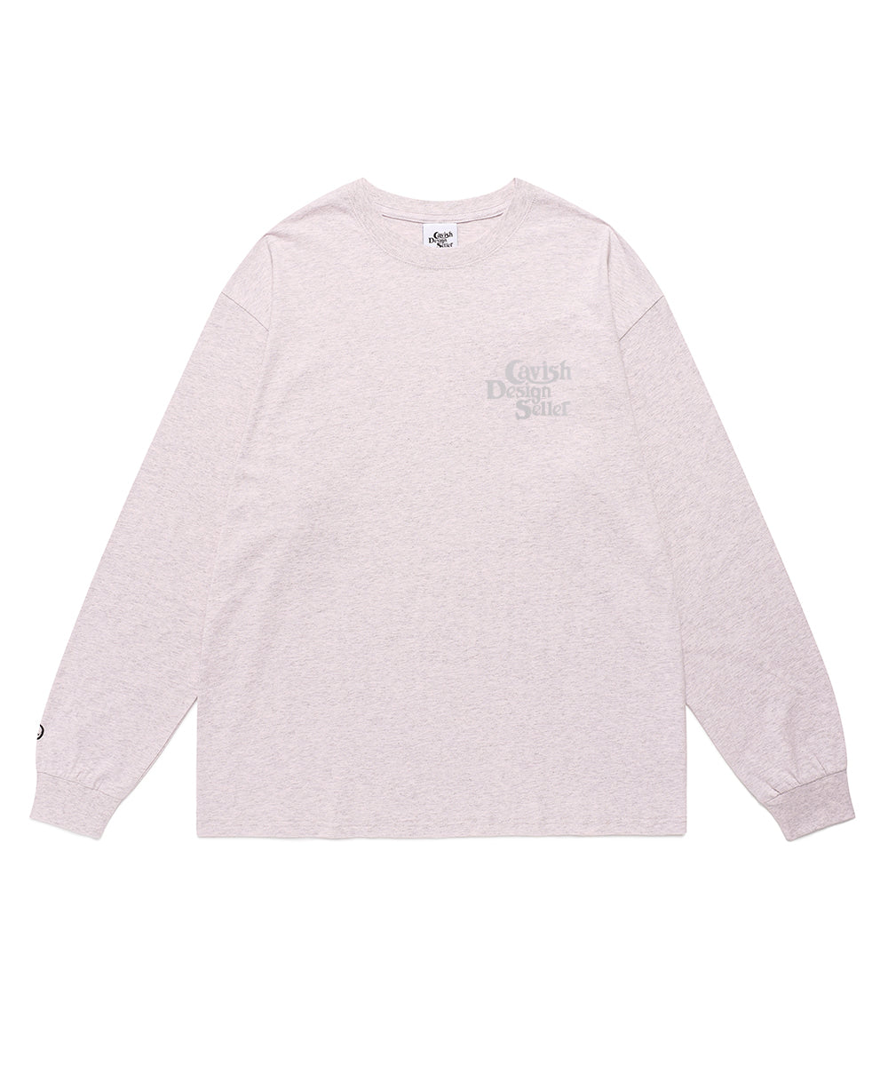 Cavish [July 20th Pre-Order] SELLER LOGO LS TEE [PINK]