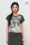 General Idea WOMAN Sleeping Pet Lingerie Tee