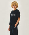 Marithé François Girbaud Kids Raglan Short Sleeve Sweatshirt Light Heather Gray