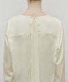 Marithé François Girbaud Women's V-Neck Tie Blouse