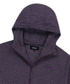 Mahagrid Check Windbreaker in Purple