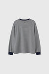 General Idea UNISEX Basic Stripe Long Sleeve Tee