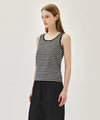 Marithé François Girbaud W SMALL CLASSIC LOGO SLEEVELESS
