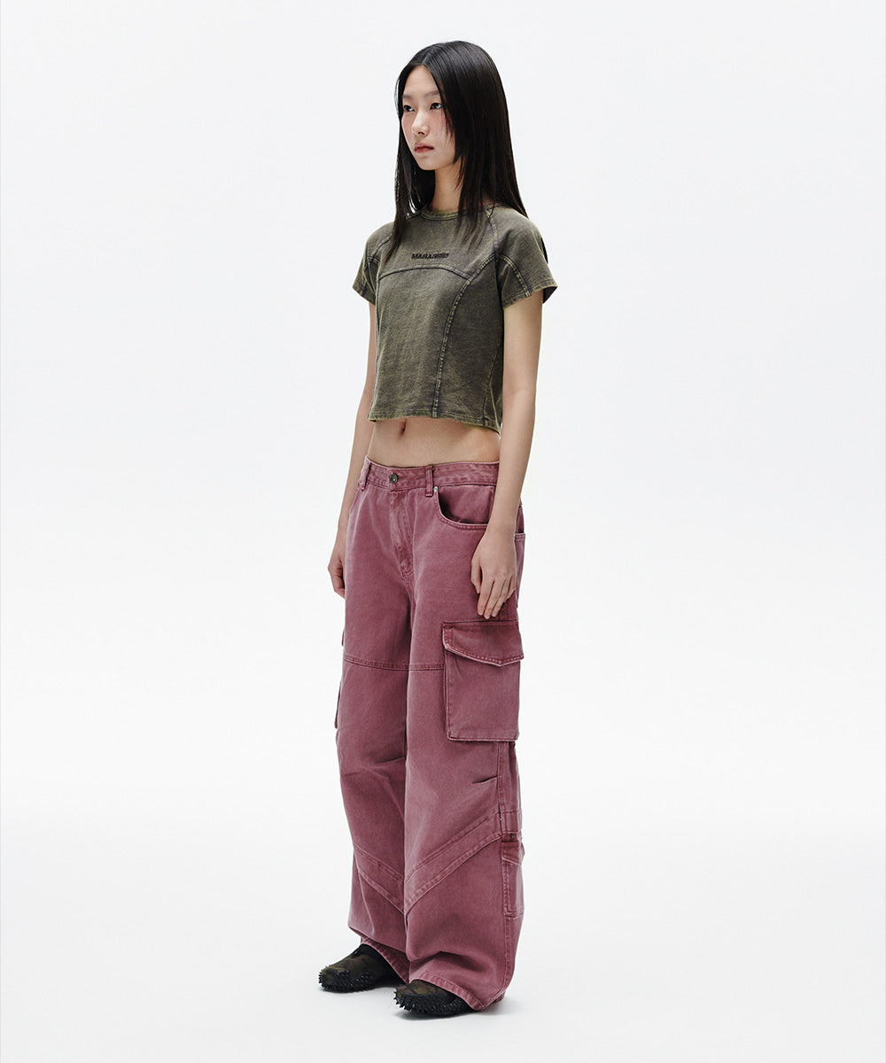 Mahagrid Washed Curved Tee