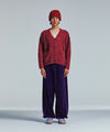 Nice Ghost Club Boucle 3Stars Logo Cardigan [Pink]