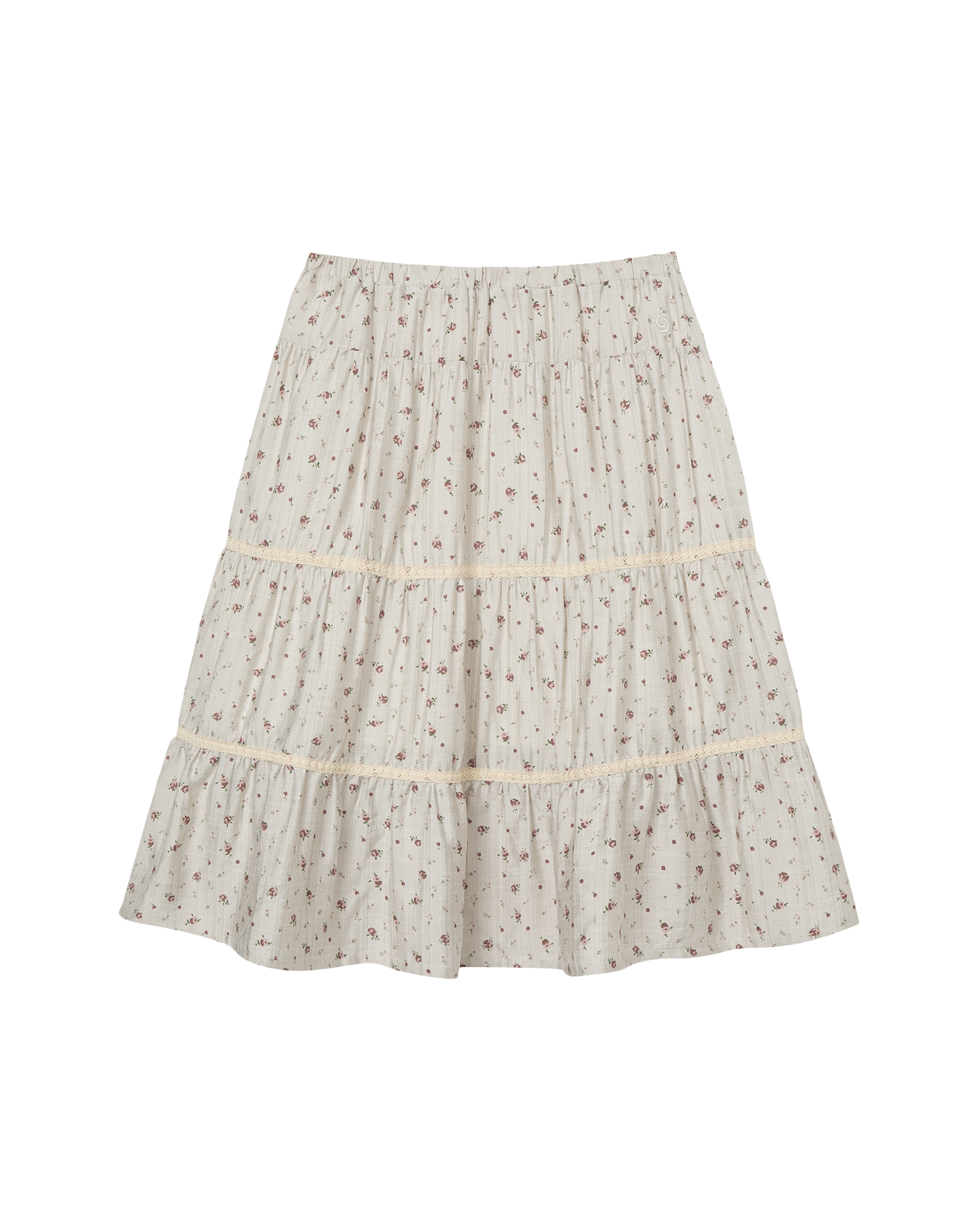 AEAE Pattern Tiered Skirt