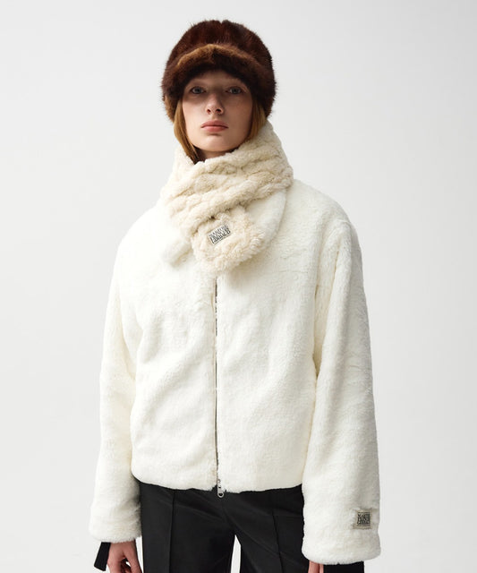 Marithé François Girbaud W NU WEEK FUR SHORT JACKET