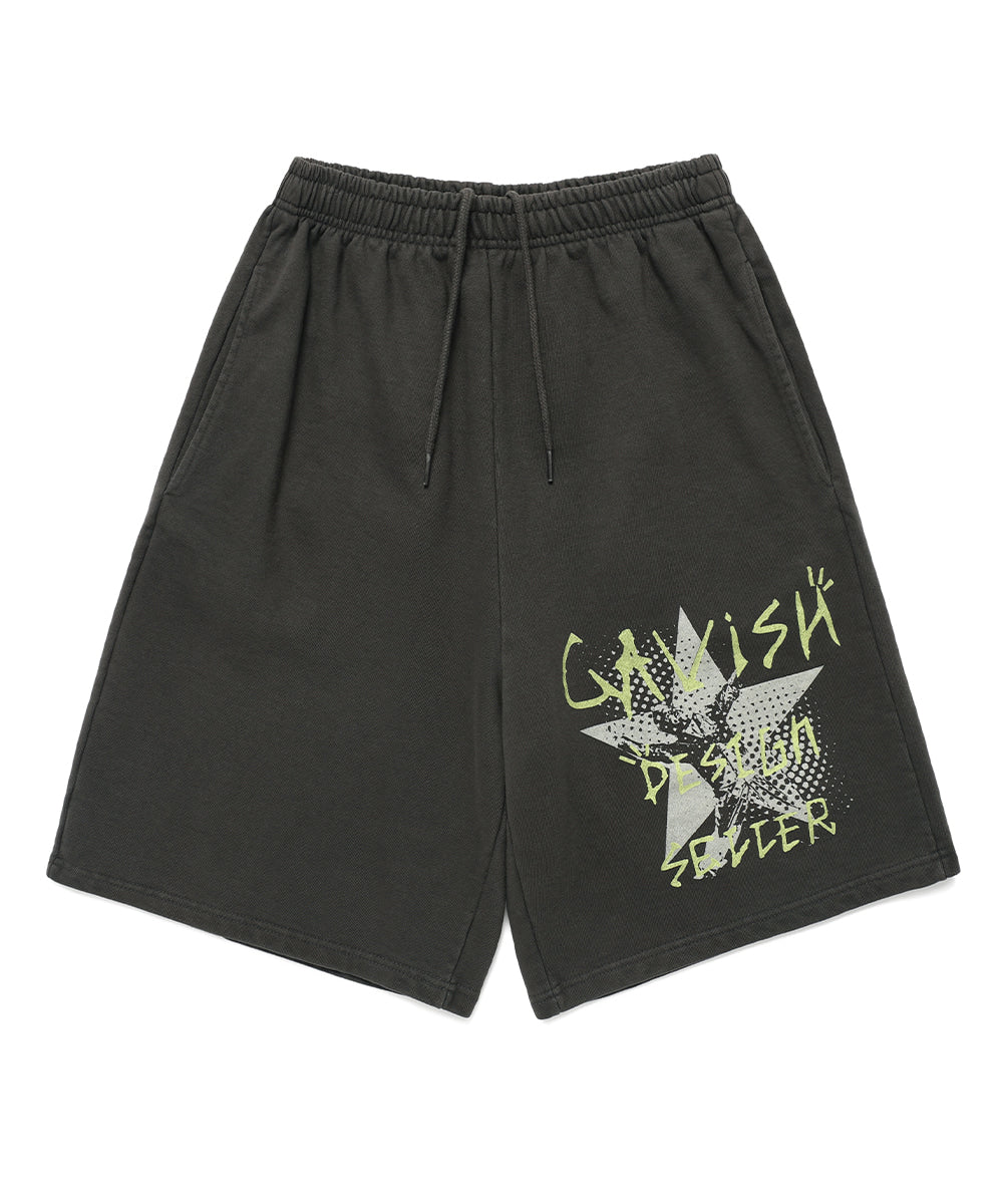 Cavish Pigment Hand Written Sweat Shorts