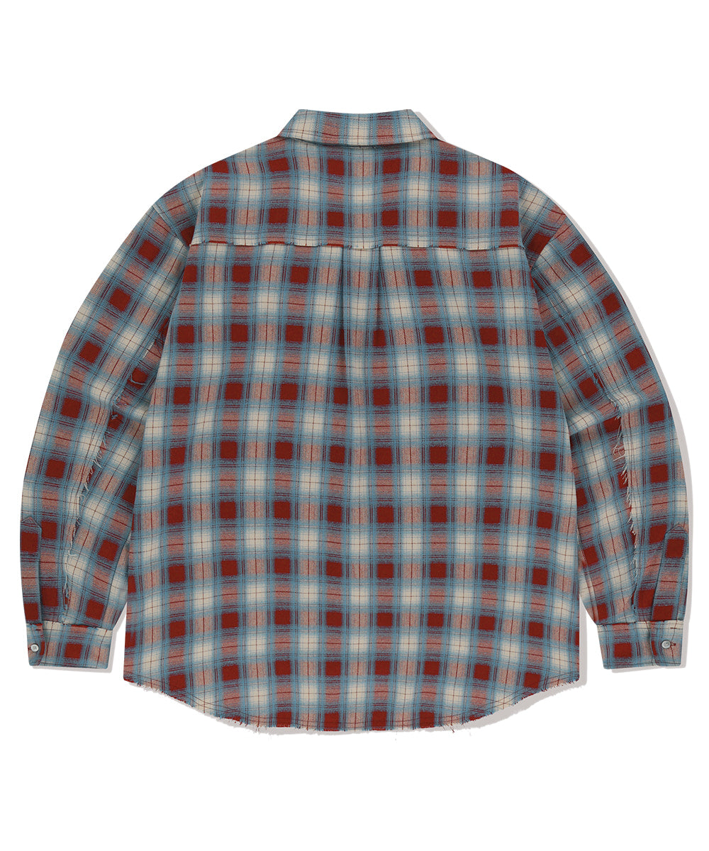 Mahagrid Raw Cut Ombre Shirt
