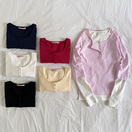 Bitter Cells [Set] Essential Long & 3/4 Sleeve Tee