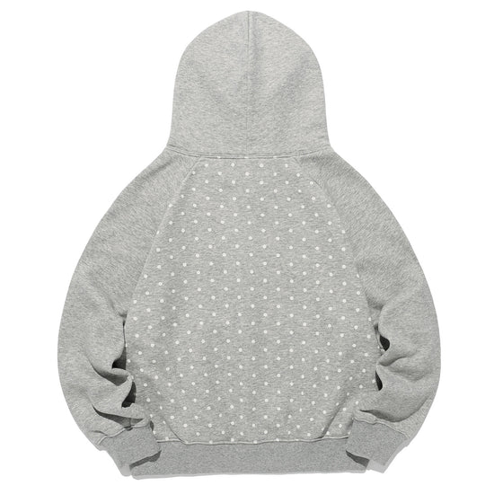 Nice Ghost Club Dot 3Star Raglan Crop Hoodie Zip Up