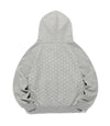 Nice Ghost Club Dot 3Star Raglan Crop Hoodie Zip Up