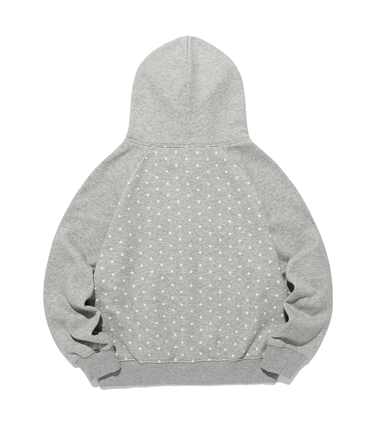 Nice Ghost Club Dot 3Star Raglan Crop Hoodie Zip Up