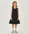 Marithé François Girbaud Kids Bubble Sleeve Sleeveless Onepiece Black