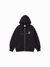 ADLV AC Bear Donut Baby Face Zip-Up Hoodie