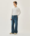 Marithé François Girbaud M Relaxed Fit Boots-Cut Denim Pants Blue