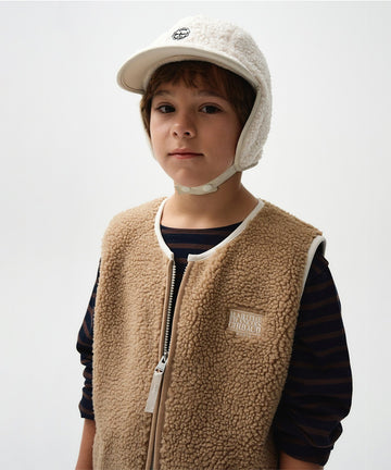 Marithé François Girbaud ENFANT CLASSIC LOGO FLEECE VEST