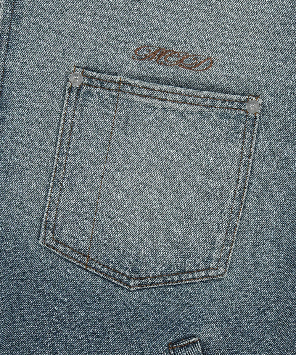 Mahagrid Dungaree Denim Jacket