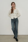 General Idea WOMAN Washed Straight Denim Pants